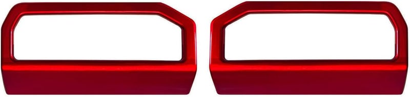 BORUIEN Dark Red Dashboard Air Vent Outlet Cover For Toyota Tacoma 2024 2025 2026 For 4Runner 2025 Up Interior Accessories Center Console Side Frame Decor Trim Cover (Dark Red, Air Vent Cover) - Image 3